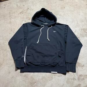 Boxy Black Nike Mini Logo Hoodie